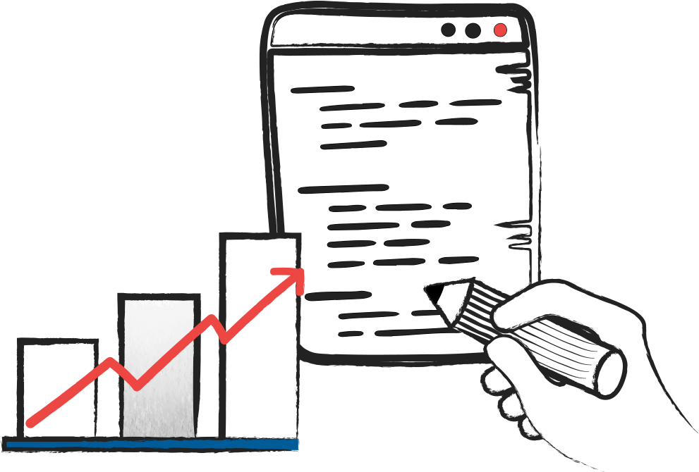 illustration de contenu seo