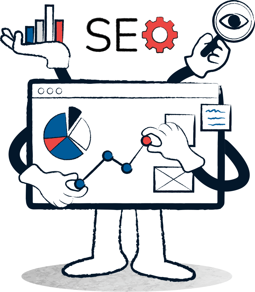 agence SEO local : Un graphique représentant des services de SEO local