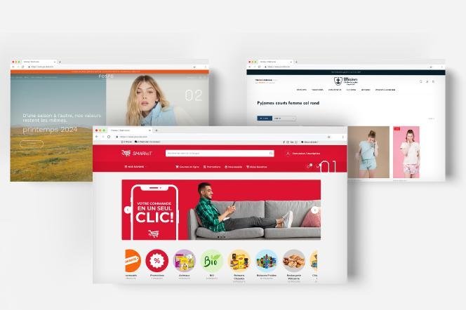 Sites e-commerce des clients de notre agence web spécialisée en wordpress