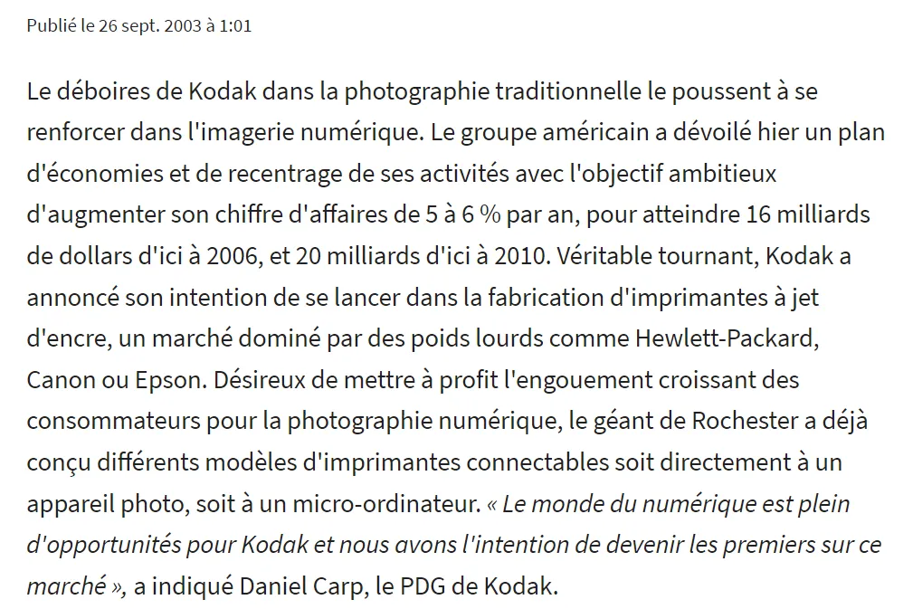 Rebranding en 2025 : guide complet pour réinventer votre marque 3 Example Kodak Rebranding