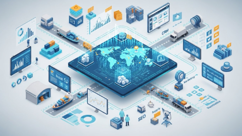 marketing digital b2b logistique maroc