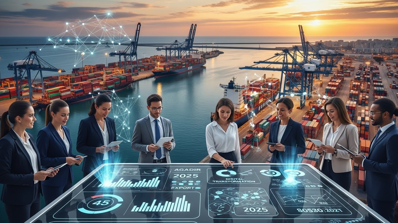 Les Exportateurs d'Agadir Révolutionnent l'Exportation Grâce à la Transformation Digitale en 2025